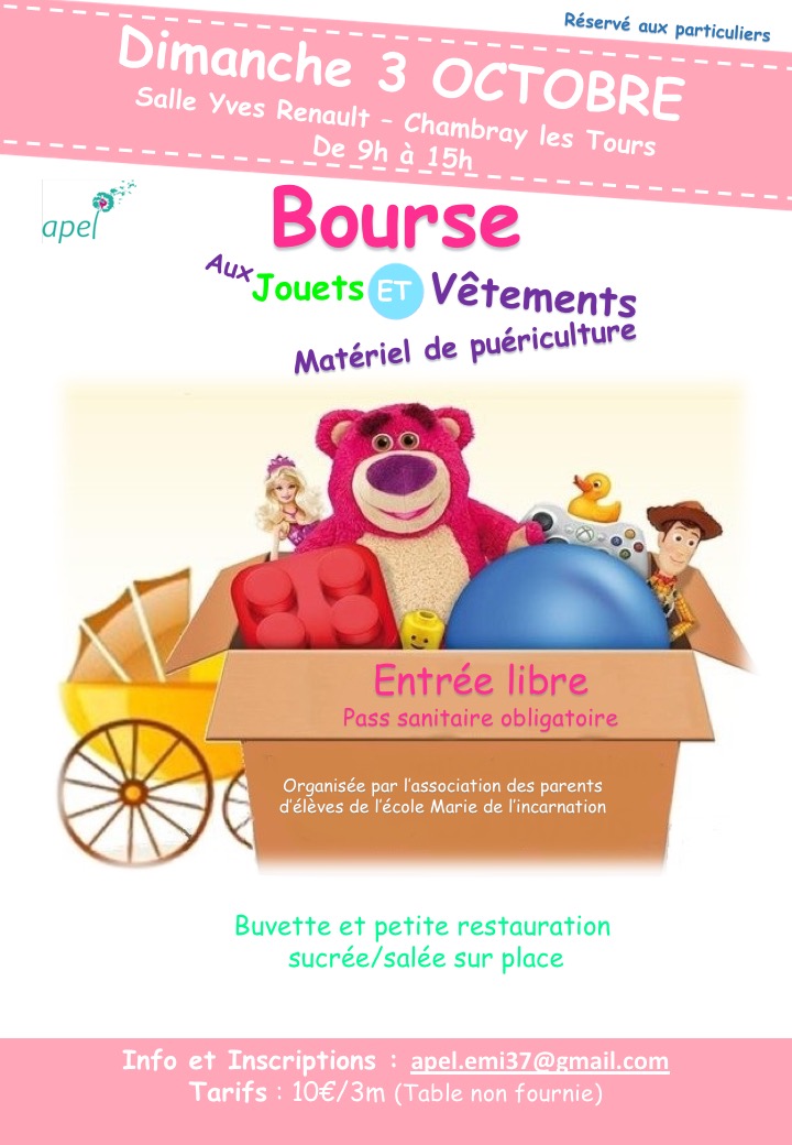 Bourse Aux Jouets 37 Chambray Les Tours
