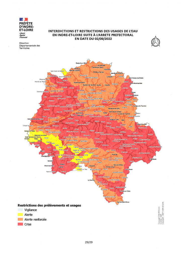 Restriction Eau Saone Et Loire Septembre 2022